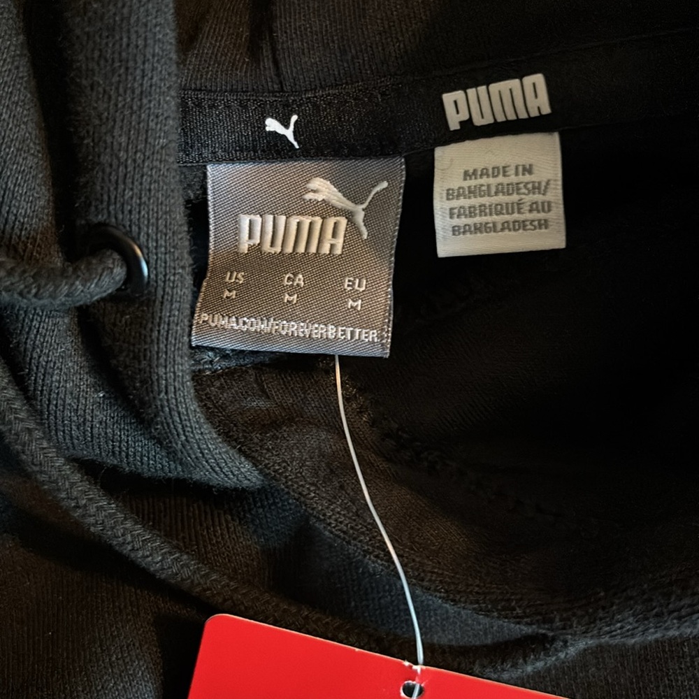 Puma Classic Black Hoodie - Picture 2 of 3